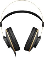 AKG Pro Audio K92 Over-Ear, Closed-Back, Critical Listening and Studio Headphones, Matte Black and Gold - Image 10