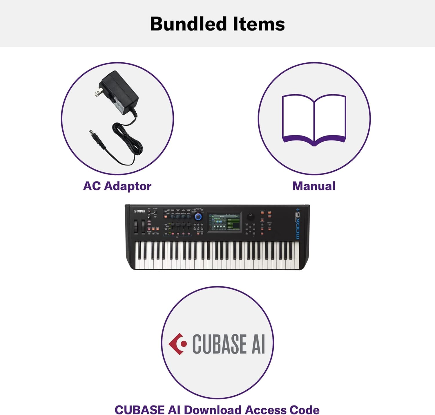 61RpPicLQzL._AC_SL1500_ Yamaha MODX+, 61-Key Music Synthesizer Keyboard, Dynamic Including Acoustic Instruments, Sounds and Drums, Synth Action, Motion Control, Portable, Black, (MODX6+) - Image 3
