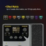 SONICAKE Matribox QME-50 Compact Multi-effects Processor 130 Built-in Guitar/Bass/Acoustic Effects - Image 8