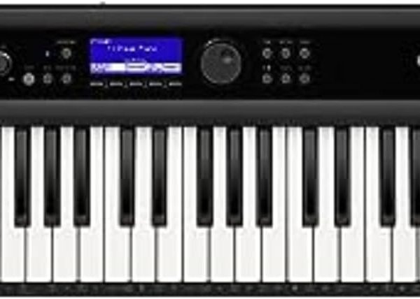 Casio Casiotone CT-S400 – 61-Key Touch-Responsive Portable Keyboard | AiX Sound, 600 Tones, 200 Rhythms, Pitch Bend, USB-MIDI, Surround Speakers, Chordana App Compatible | Lightweight & Travel-Ready