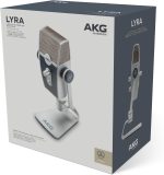 AKG Pro Audio Lyra Ultra-HD USB C Microphone for Recording, Streaming, Gaming, Podcasting, ASMR on PC and Mac, Condenser Mic for Laptop or Computer, Adjustable Stand, Plug and Play – Blue and Silver - Image 2