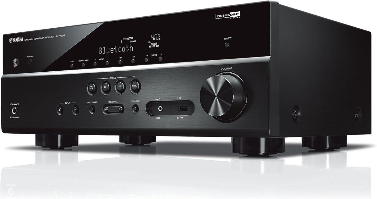 YAMAHA RX-V385 5.1-Channel 4K Ultra HD AV Receiver with Bluetooth - Image 3
