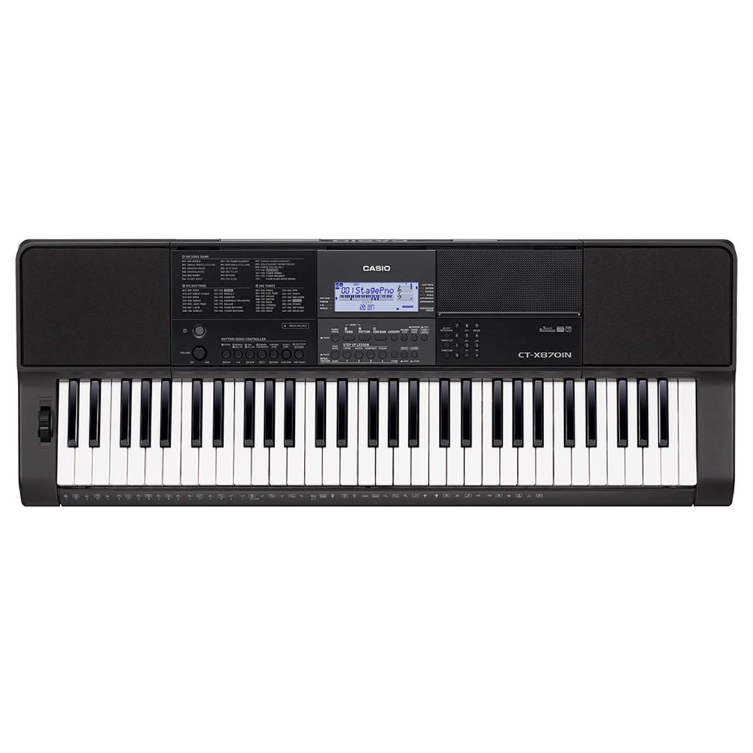 Casio CT-X870IN 61-Key Portable Keyboard, Black Casio CT-X870IN 61-Key Portable Keyboard, Black
