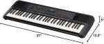 Yamaha, 61-Key PSR-E273 Portable Keyboard with PA130 Power Adapter, Black - Image 2