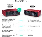 Focusrite Scarlett Solo 4th Gen USB Audio Interface, for the Guitarist, Vocalist, or Producer — High-Fidelity, Studio Quality Recording, and All the Software You Need to Record - Image 7