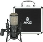 AKG Pro Audio P220 High-Performance Condenser Microphone, Great for Vocals, Guitar, Brass, and General Recording. XLR Wired Mic, for Studio or Stage. Black - Image 2
