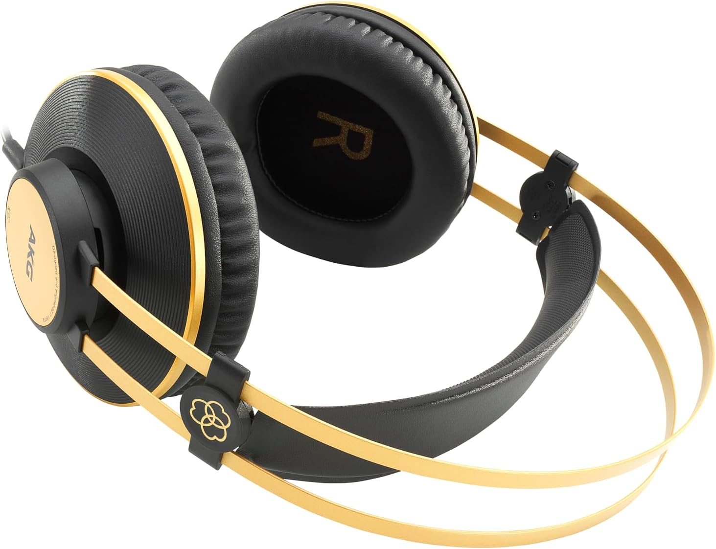 61qVOoePSDL._AC_SL1500_ AKG Pro Audio K92 Over-Ear, Closed-Back, Critical Listening and Studio Headphones, Matte Black and Gold - Image 7