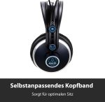 AKG Pro Audio K271 MKII Over-Ear, Closed-Back, Professional Studio Headphones, Black (2470X00190) - Image 4