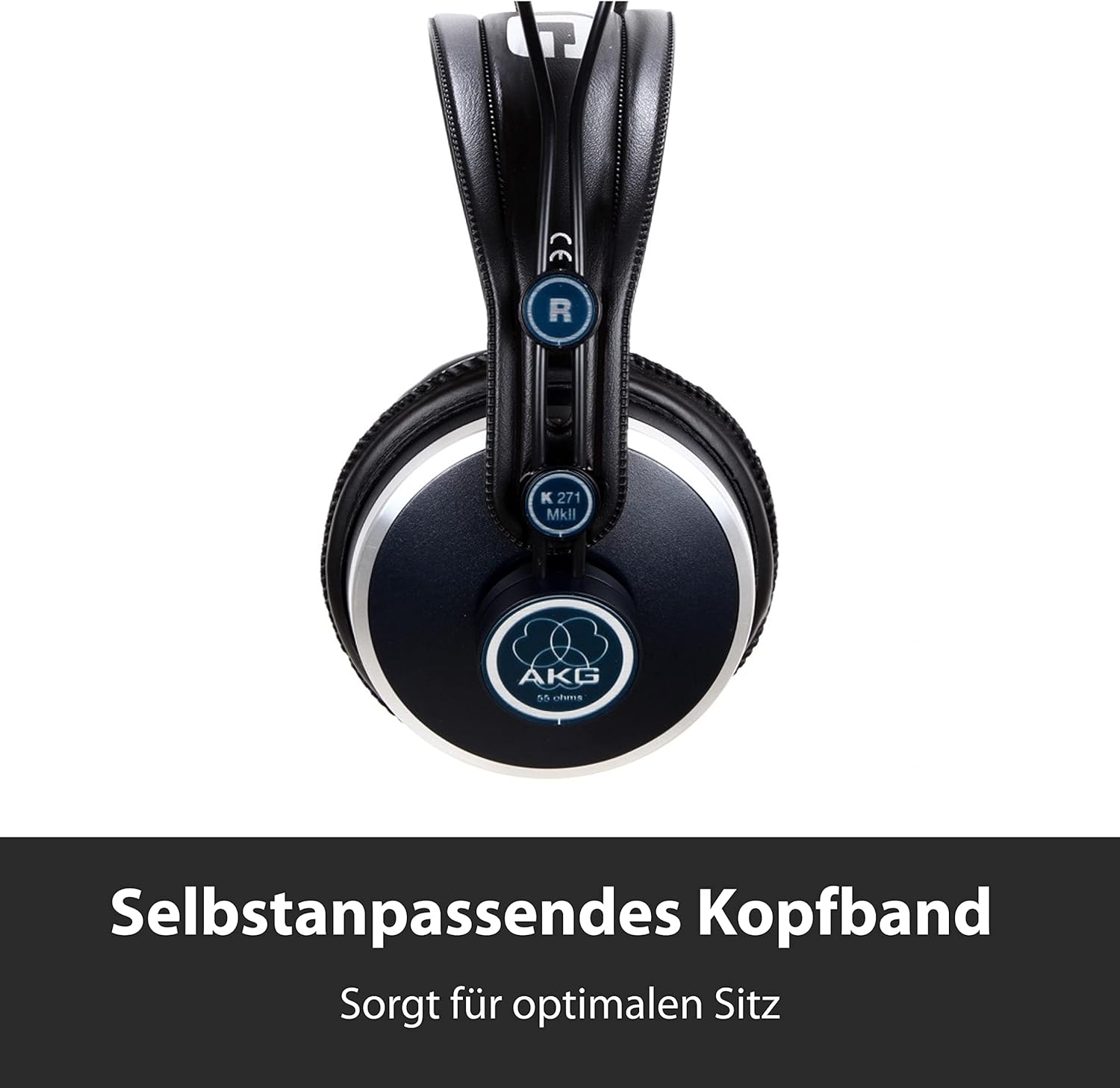 711Fua2q+HL._AC_SL1500_ AKG Pro Audio K271 MKII Over-Ear, Closed-Back, Professional Studio Headphones, Black (2470X00190) - Image 4