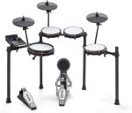 Alesis Nitro Max Kit Electric Drum Set with Quiet Mesh Pads, 10" Dual Zone Snare, Bluetooth, 440+ Authentic Sounds, Drumeo, USB MIDI, Kick Pedal - Image 2