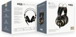 AKG Pro Audio K92 Over-Ear, Closed-Back, Critical Listening and Studio Headphones, Matte Black and Gold - Image 2