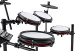 Alesis Nitro Max Kit Electric Drum Set with Quiet Mesh Pads, 10" Dual Zone Snare, Bluetooth, 440+ Authentic Sounds, Drumeo, USB MIDI, Kick Pedal - Image 10