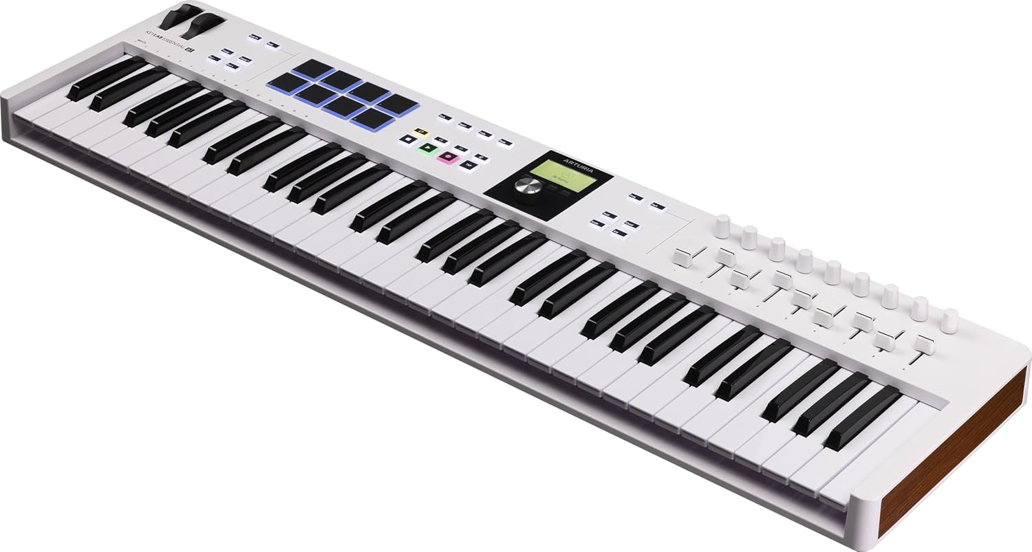 Arturia KeyLab Essential mk3 — 61 Key USB MIDI Keyboard Controller with Analog Lab V Software Included Arturia KeyLab Essential mk3 — 61 Key USB MIDI Keyboard Controller with Analog Lab V Software Included