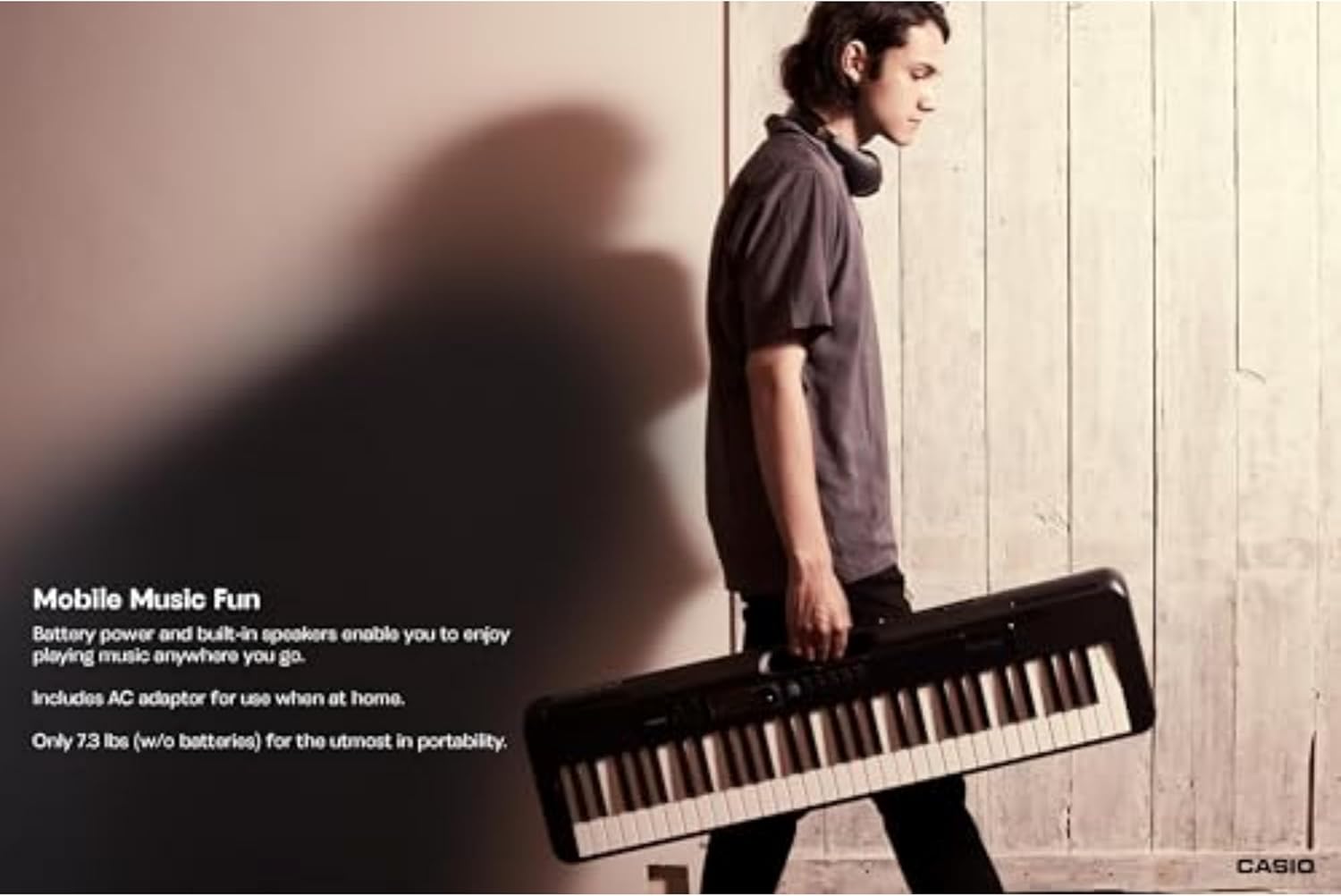 71FEIeQVWuL._AC_SL1500_ Casio Casiotone CT-S300 – Portable Keyboard | Touch-Sensitive | 400 Tones, 77 Rhythms & Pitch Bend | Ideal for Music Creation Anytime, Anywhere - Image 6