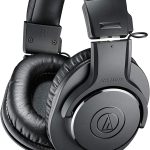 Audio-Technica ATH-M20x Professional Studio Monitor Headphones, Black (AUD ATHM20X)