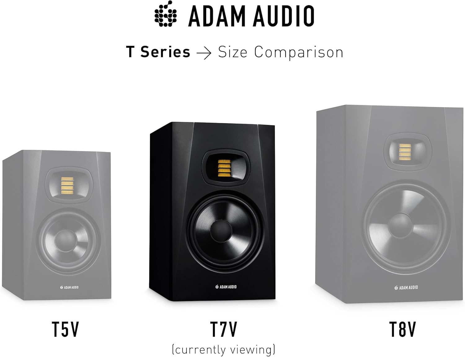 71J+HxI8hhL._AC_SL1500_ ADAM Audio T7V Studio Monitor for recording, mixing and mastering, Studio Quality Sound - Image 3