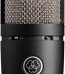 AKG Pro Audio P220 High-Performance Condenser Microphone, Great for Vocals, Guitar, Brass, and General Recording. XLR Wired Mic, for Studio or Stage. Black