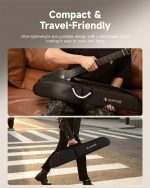 Donner HUSH I Guitar For Travel - Portable Ultra-Light and Quiet Performance Headless Acoustic-Electric Guitar, Maple Body with Removable Frames, Gig Bag, and Accessories - Image 7