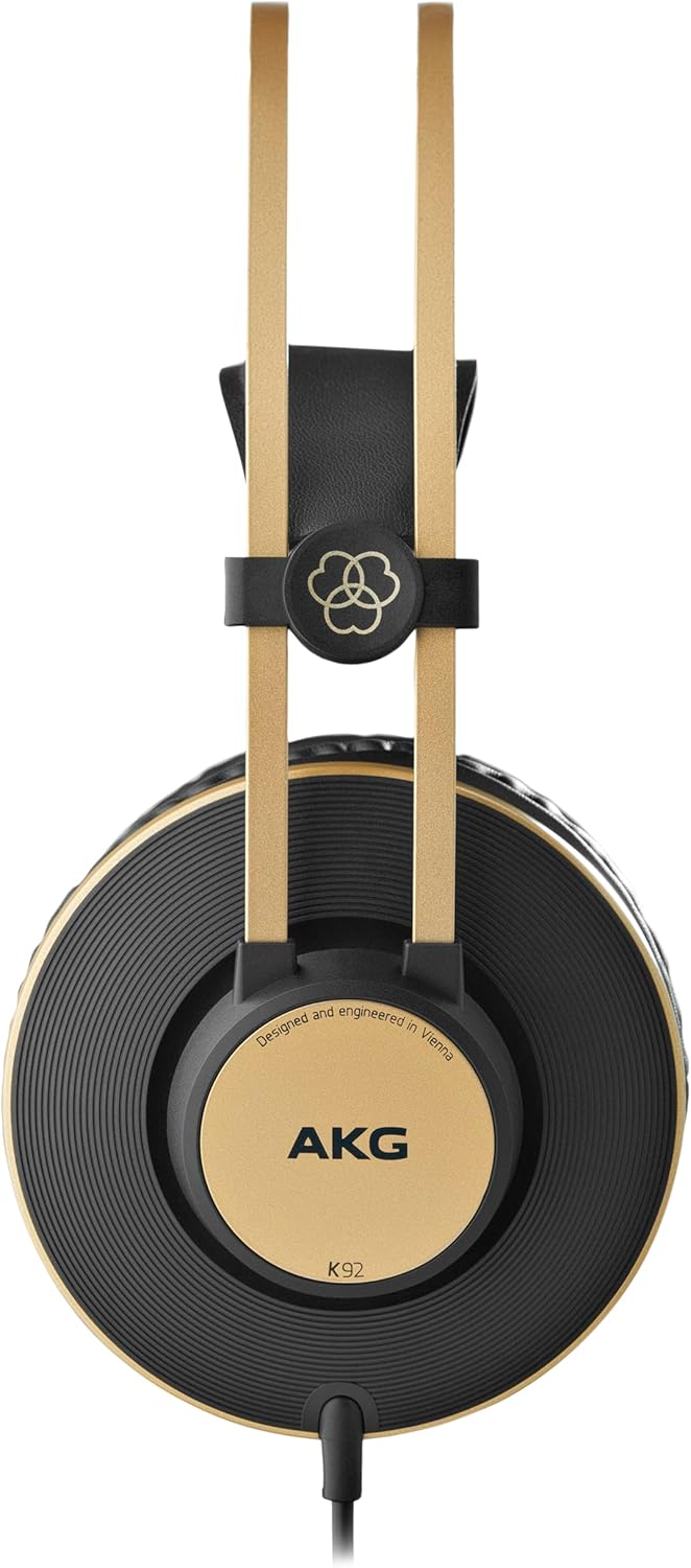 71QZIUzq8bL._AC_SL1500_ AKG Pro Audio K92 Over-Ear, Closed-Back, Critical Listening and Studio Headphones, Matte Black and Gold - Image 9