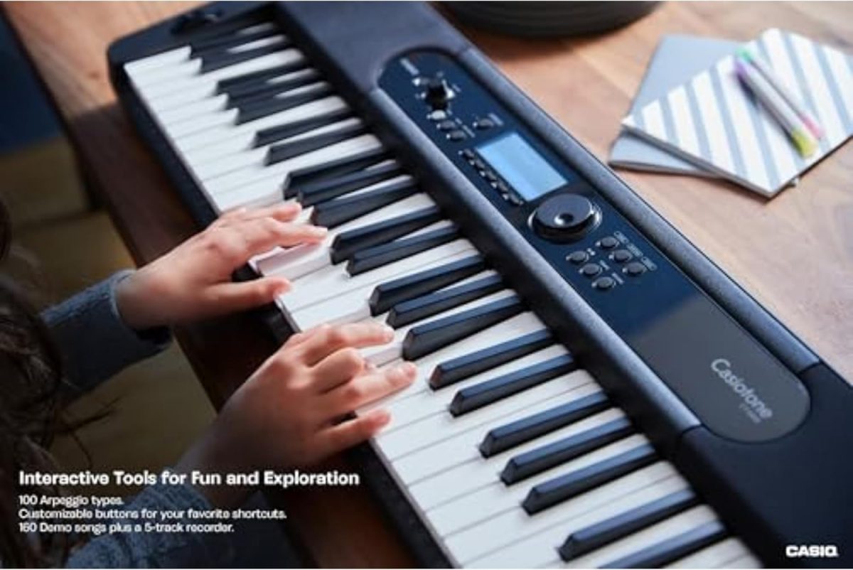 Casio Casiotone CT-S400 – 61-Key Touch-Responsive Portable Keyboard | AiX Sound, 600 Tones, 200 Rhythms, Pitch Bend, USB-MIDI, Surround Speakers, Chordana App Compatible | Lightweight & Travel-Ready - Image 4