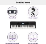 Yamaha PSR-EW320 76 Touch Sensitive Key Portable Keyboard for Beginners with Music Rest, Power Adapter - Image 2