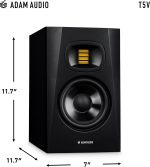 ADAM Audio T5V Studio Monitor for recording, mixing and mastering, Studio Quality Sound - Image 2