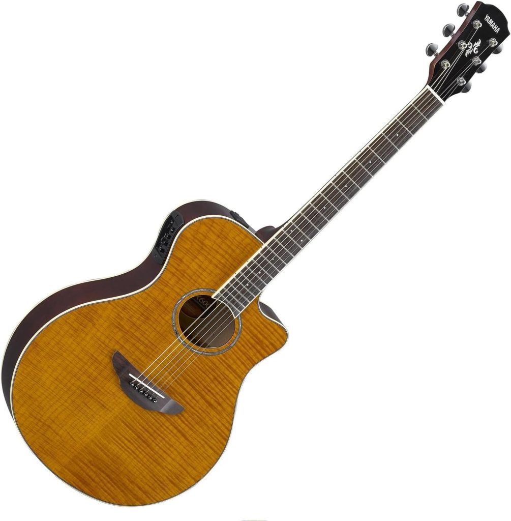 Yamaha APX600FM Flame Maple Amber Acoustic-Electric Guitar