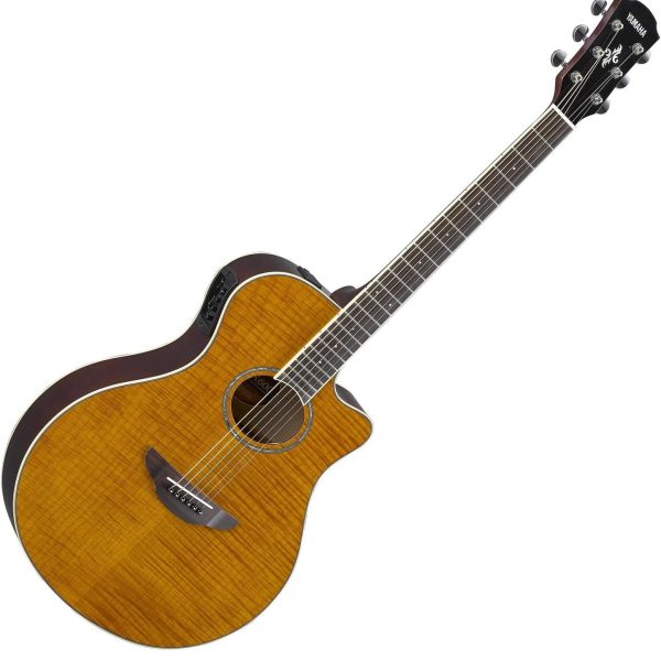 Yamaha APX600FM Flame Maple Amber Acoustic-Electric Guitar