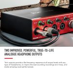Focusrite Clarett+ 4Pre USB Studio-Grade Audio Interface for Music Makers — Four Low-Noise, Low-Distortion Mic Preamps providing True-To-Life Sound - Image 3