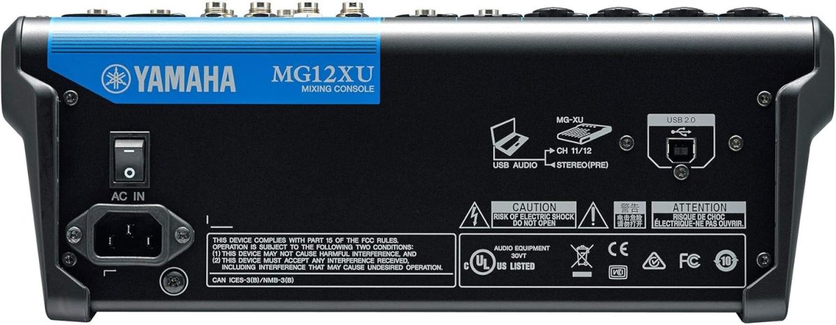 Yamaha MG12XU 12-Input 4-Bus Mixer with Effects - Image 6