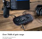 Focusrite Vocaster Two Studio — Podcasting Interface for Recording Host & Guest, with Professional Quality Vocaster DM14v Dynamic Microphone & HP60v Headphones. 2 Mic Inputs & Headphone Outputs - Image 6