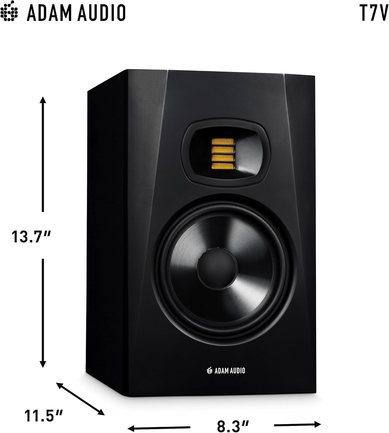 71pzdp39WjL._AC_SL1500_ ADAM Audio T7V Studio Monitor for recording, mixing and mastering, Studio Quality Sound - Image 2