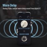SONICAKE QSS-03 Echo Rain Analog-Style Delay Guitar Pedal Hybrid Digital Delay Guitar Effects True Bypass - Image 6