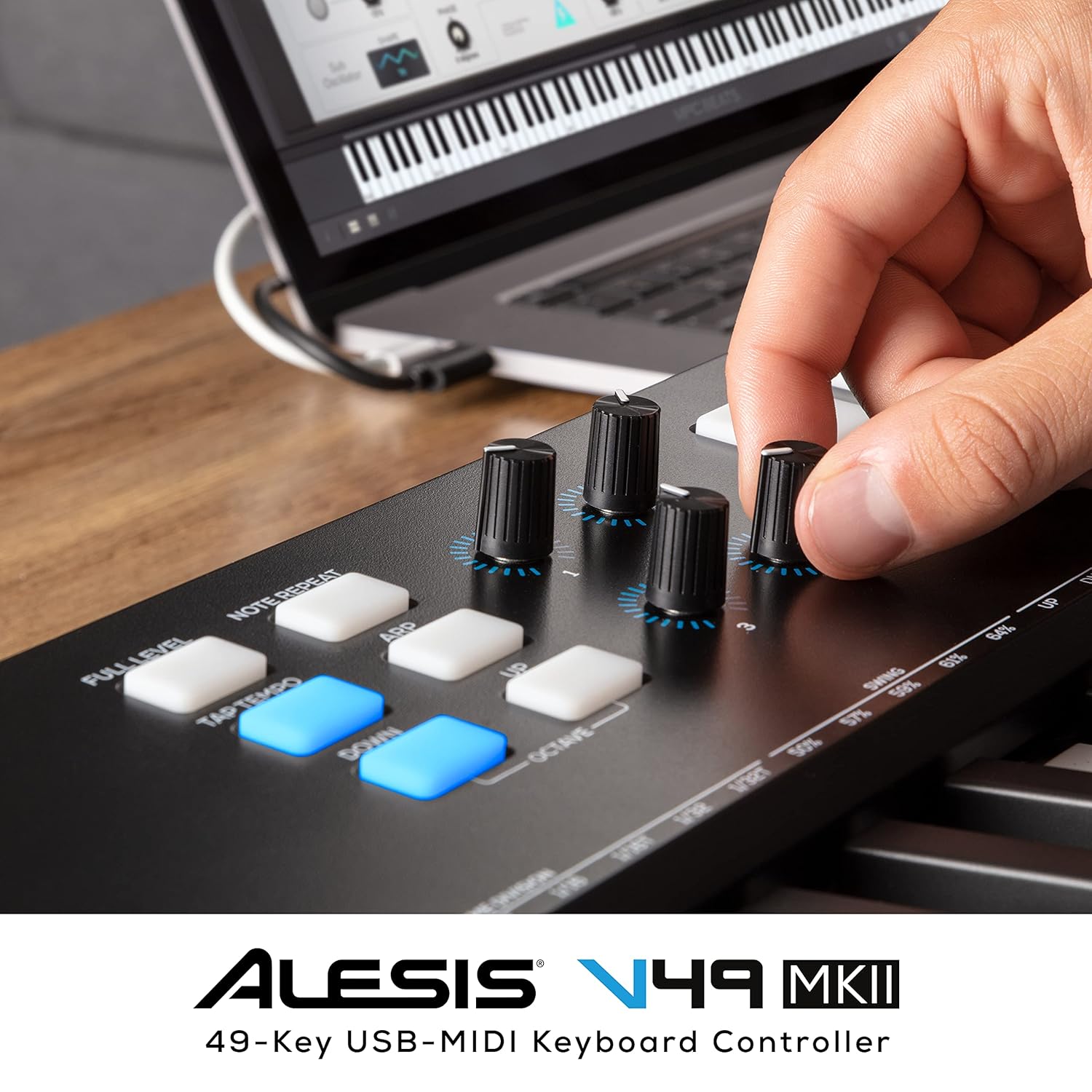 817T9JKoMrL._SL1500_ Alesis V49 MKII USB MIDI controller keyboard - Image 3