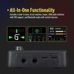 SONICAKE Pocket Master-Multi Effects Guitar Pedal with 9 Effects Modules 100 Drum Rhythms and Looper 100 Presets 20 Amp/Cab Electric Guitar Effects Processor OTG USB Audio Interface BT (Grey) - Image 5