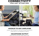 Alesis Drums Debut Kit – Electric Drum Kit with 4 Quiet Mesh Electronic Pads, 120 Sounds, Drum Sticks, Stool, Headphones, and Lessons - Image 4