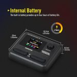 SONICAKE Pocket Master-Multi Effects Guitar Pedal with 9 Effects Modules 100 Drum Rhythms and Looper 100 Presets 20 Amp/Cab Electric Guitar Effects Processor OTG USB Audio Interface BT (Grey) - Image 3