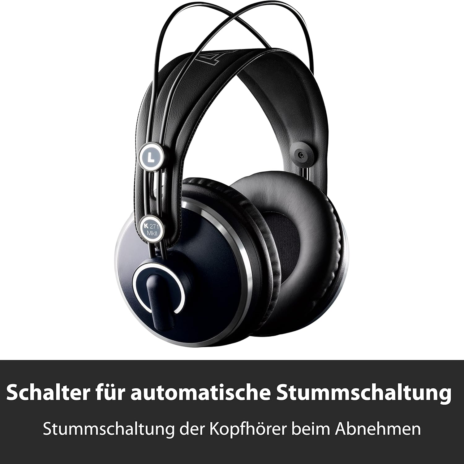 AKG Pro Audio K271 MKII Over-Ear, Closed-Back, Professional Studio Headphones, Black (2470X00190) AKG Pro Audio K271 MKII Over-Ear, Closed-Back, Professional Studio Headphones, Black (2470X00190)