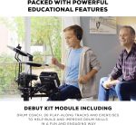 Alesis Drums Debut Kit – Electric Drum Kit with 4 Quiet Mesh Electronic Pads, 120 Sounds, Drum Sticks, Stool, Headphones, and Lessons - Image 6