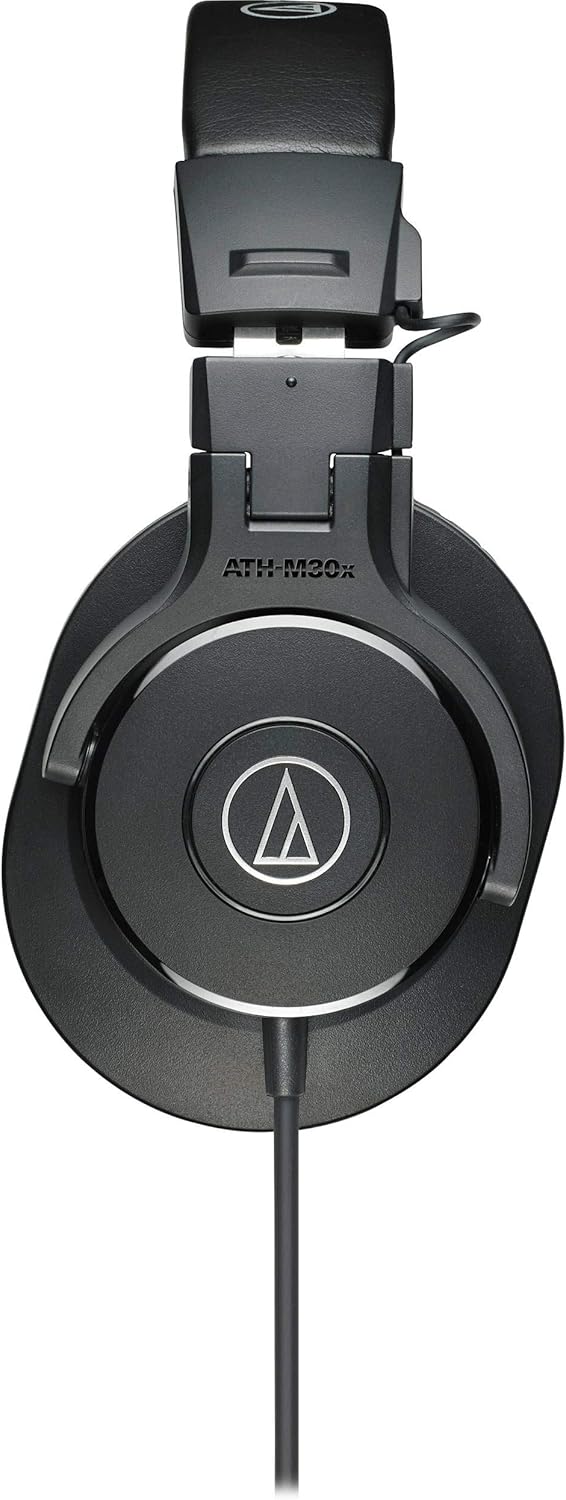 81xMlMPxydL._AC_SL1500_ Audio-Technica ATH-M30x Professional Studio Monitor Headphones, Black - Image 5