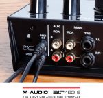 M-Audio AIR 192x8 USB C MIDI Audio Interface for Recording Music, Vocal, Guitar with Studio Quality, 2 XLR in, RCA outs and Music Production Software - Image 4