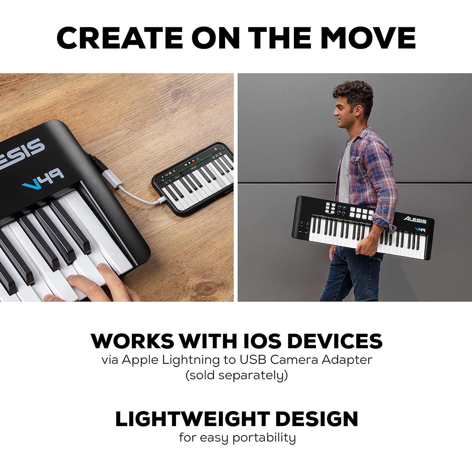 91RJ7Rg-weL._SL1500_ Alesis V49 MKII USB MIDI controller keyboard - Image 9