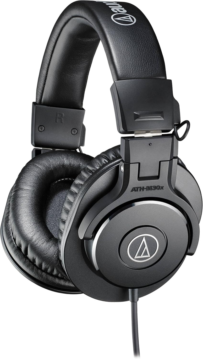91lc-GVY-oL._AC_SL1500_ (1) Audio-Technica ATH-M30x Professional Studio Monitor Headphones, Black - Image 7