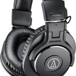 Audio-Technica ATH-M30x Professional Studio Monitor Headphones, Black