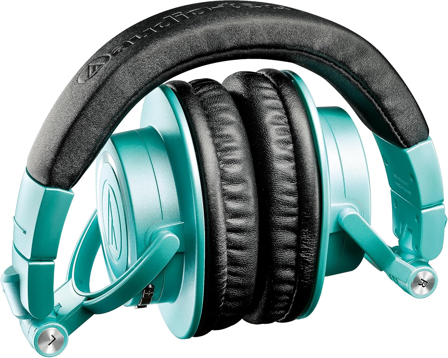91wxTj31T4L._AC_SL1500_ Audio-Technica ATH-M50xBT2IB Wireless Over-Ear Headphones, Ice Blue - Image 4