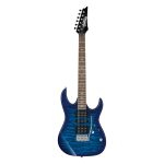 Ibanez Gio GRX70QA Electric Guitar - Transparent Blue Burst - Image 2