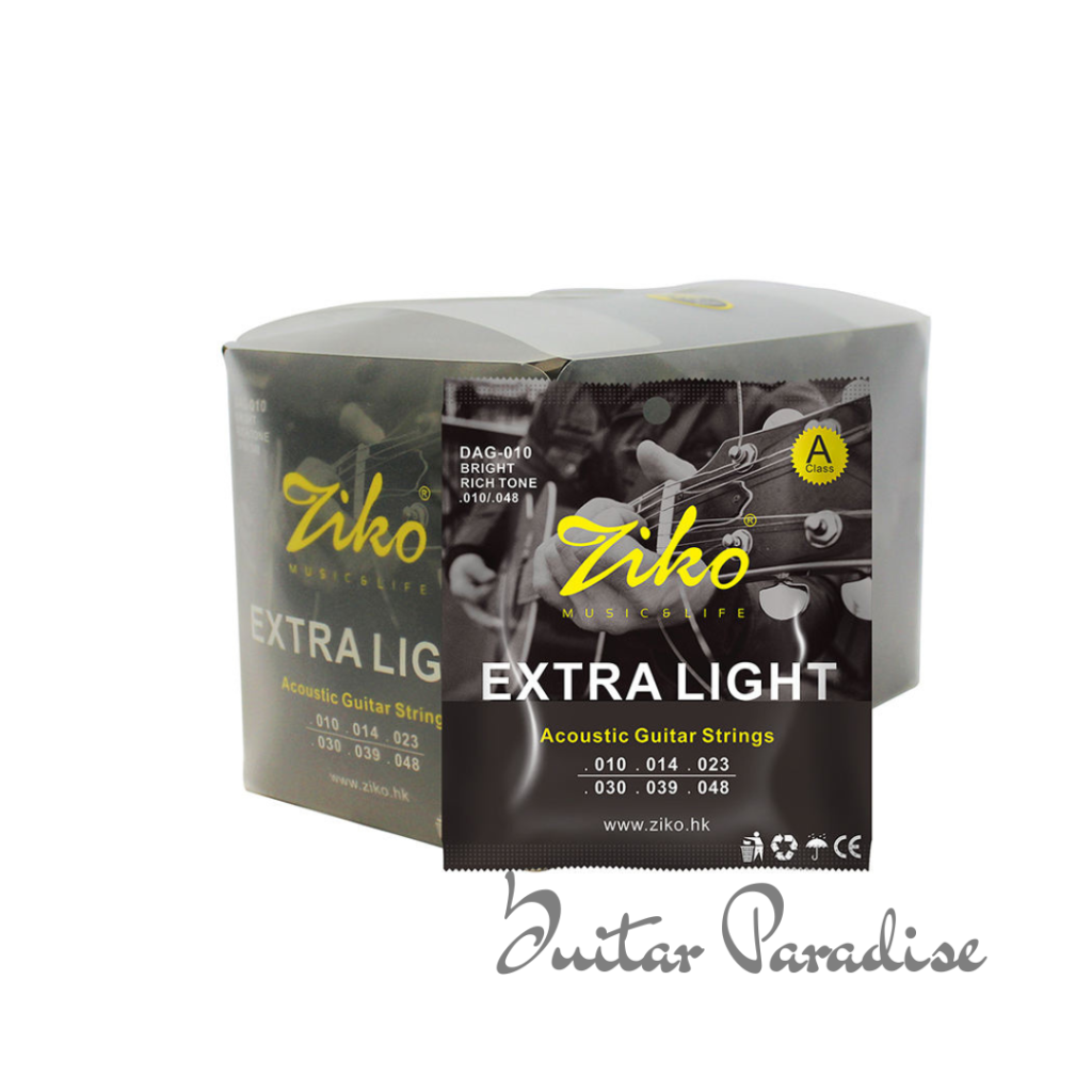 ZIKO Acoustic Guitar Strings Set High Quality Anti-rust Acoustic Guitar Strings Copper DAG-010/DAG-011 Guitar String Accessories