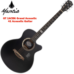 Mantic GT1DCBK 41 Dreadnaught Cutaway Acoustic Guitar
