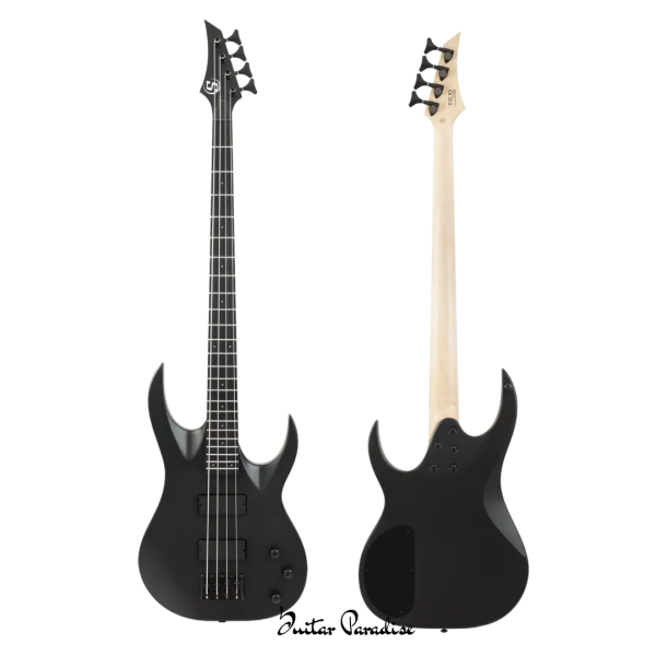S by Solar AB4.4C 4-String Electric Bass - Carbon Black