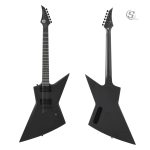 S by Solar EB4.6C Electric Guitar w/Gigbag - Carbon Black Matte